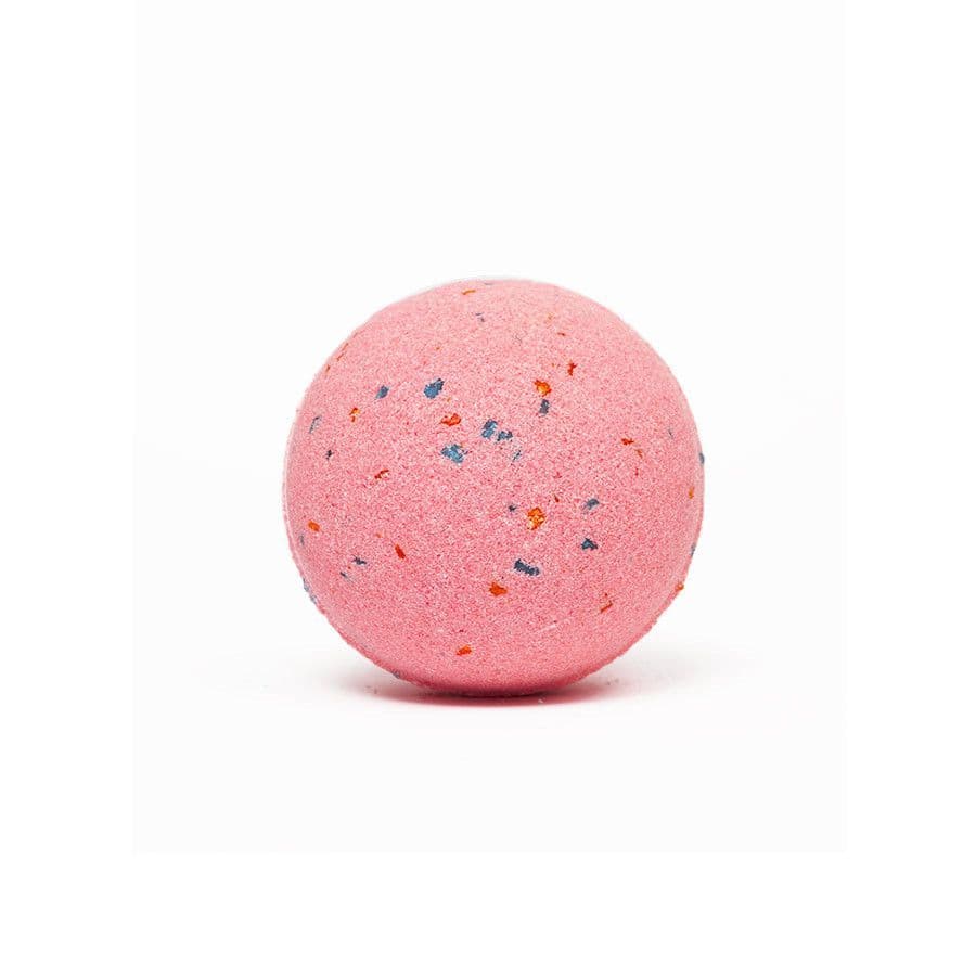 The Red Planet Bath Bomb, a colourful bath bomb for kids that fizzes and turns the water into a vibrant grenadine milky way, enriched with soothing ingredients.