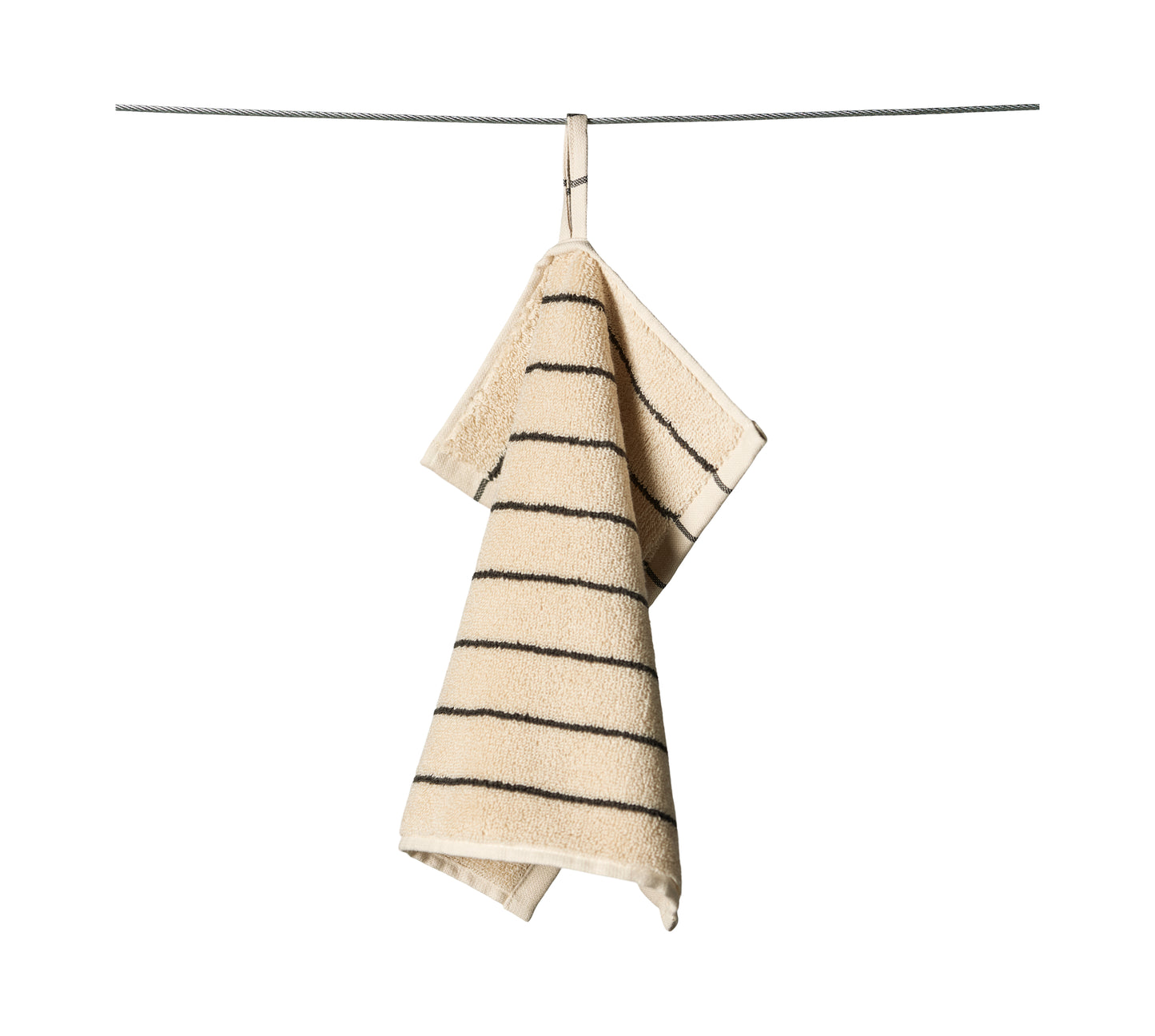 Bongusta Creme and Ink Naram Washcloth