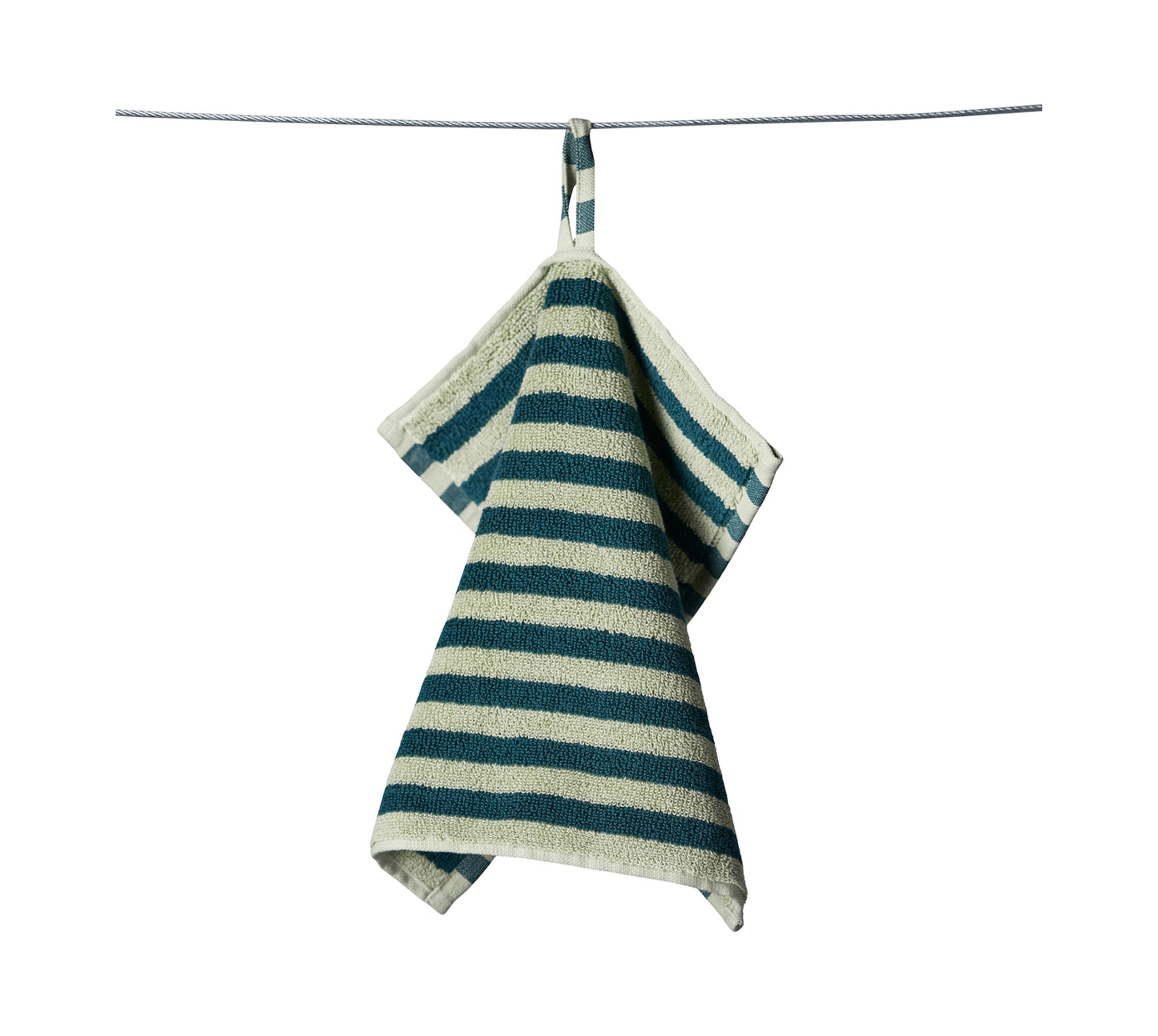 Bongusta Sea Foam Deep Teal Naram Washcloth