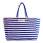 Bongusta Naram Weekend Bag Dazzling Blue & Rose Stripe
