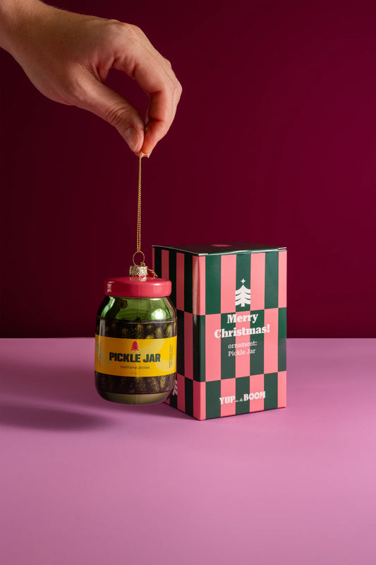 Pickle Jar Christmas Ornament