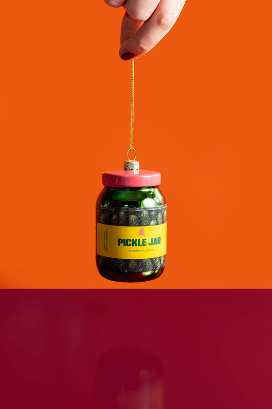 Pickle Jar Christmas Ornament