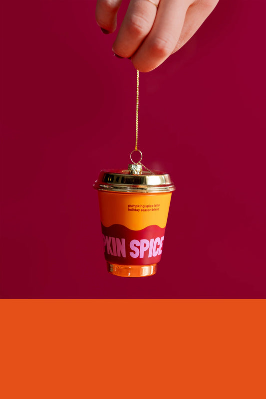 Pumpkin Spice Latte Christmas Ornament
