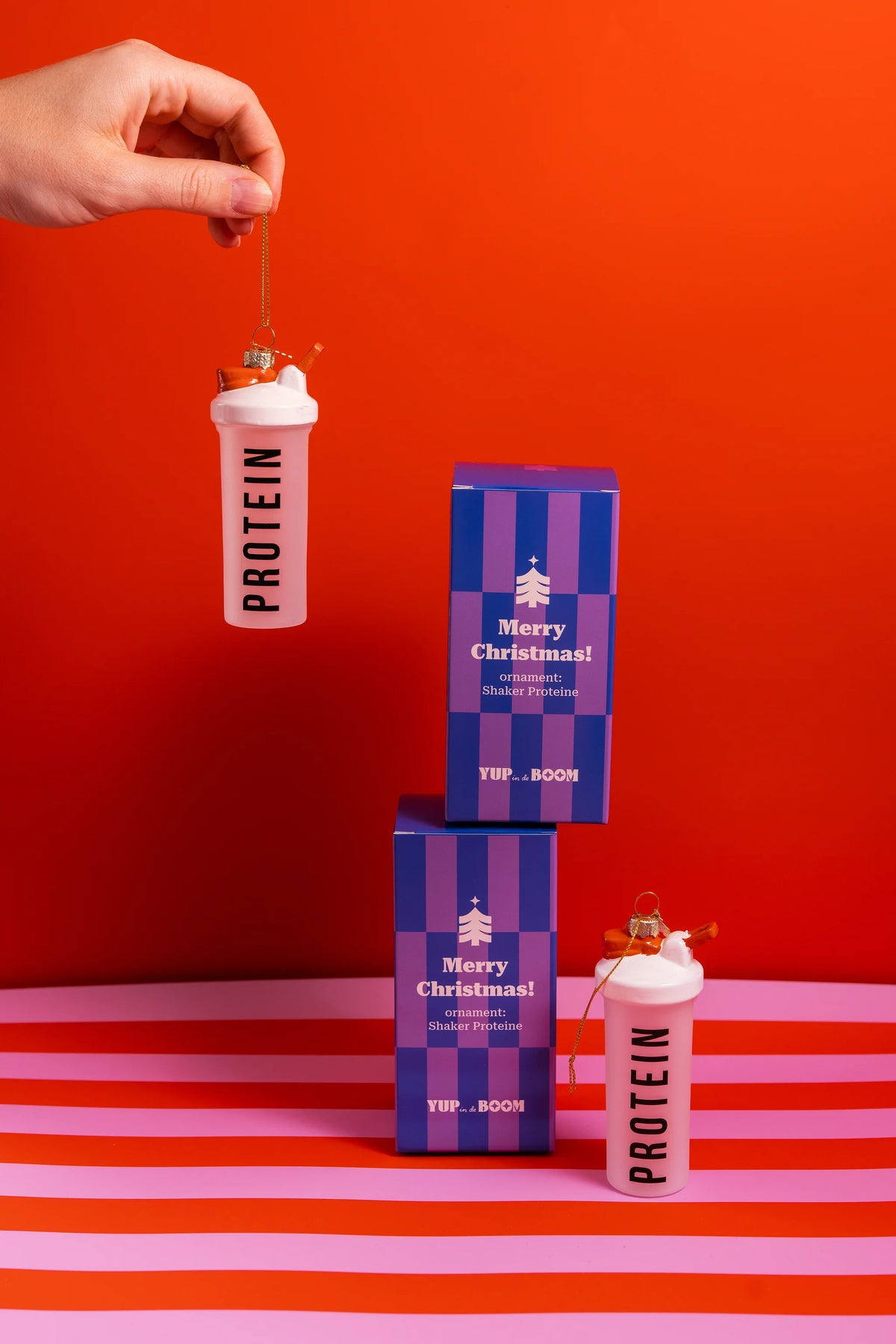 Protein Shake Ornament Christmas Ornament