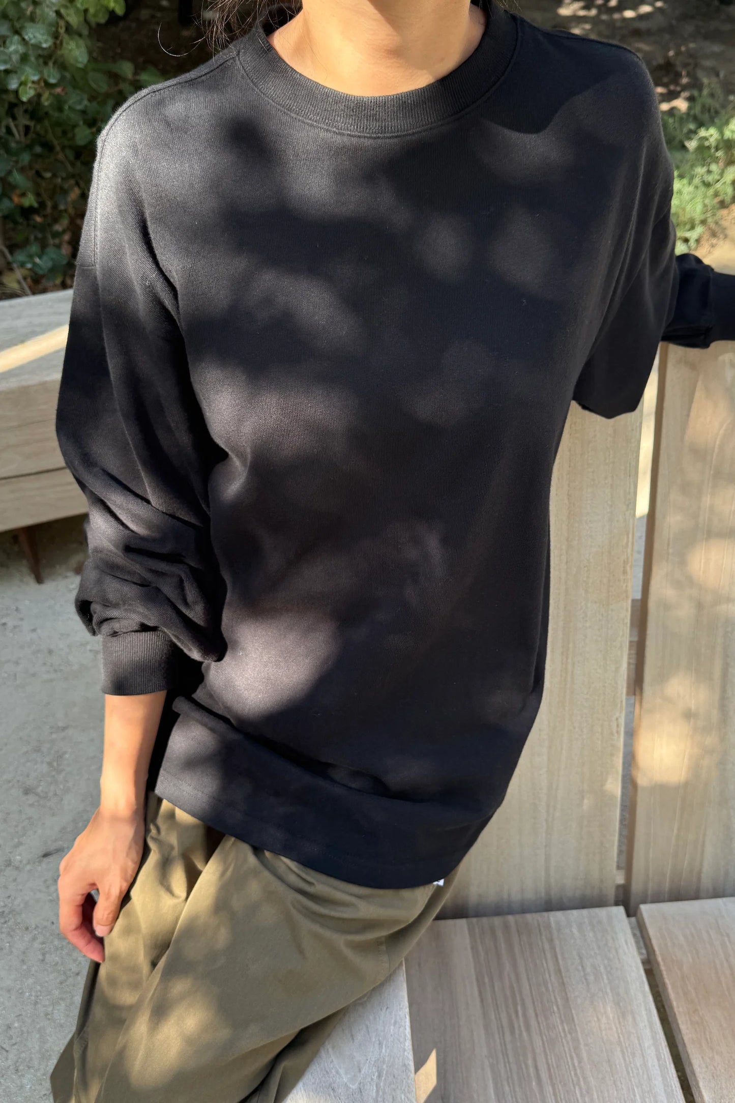 Le Bon Shoppe Black Soft Jersey Supple Tee