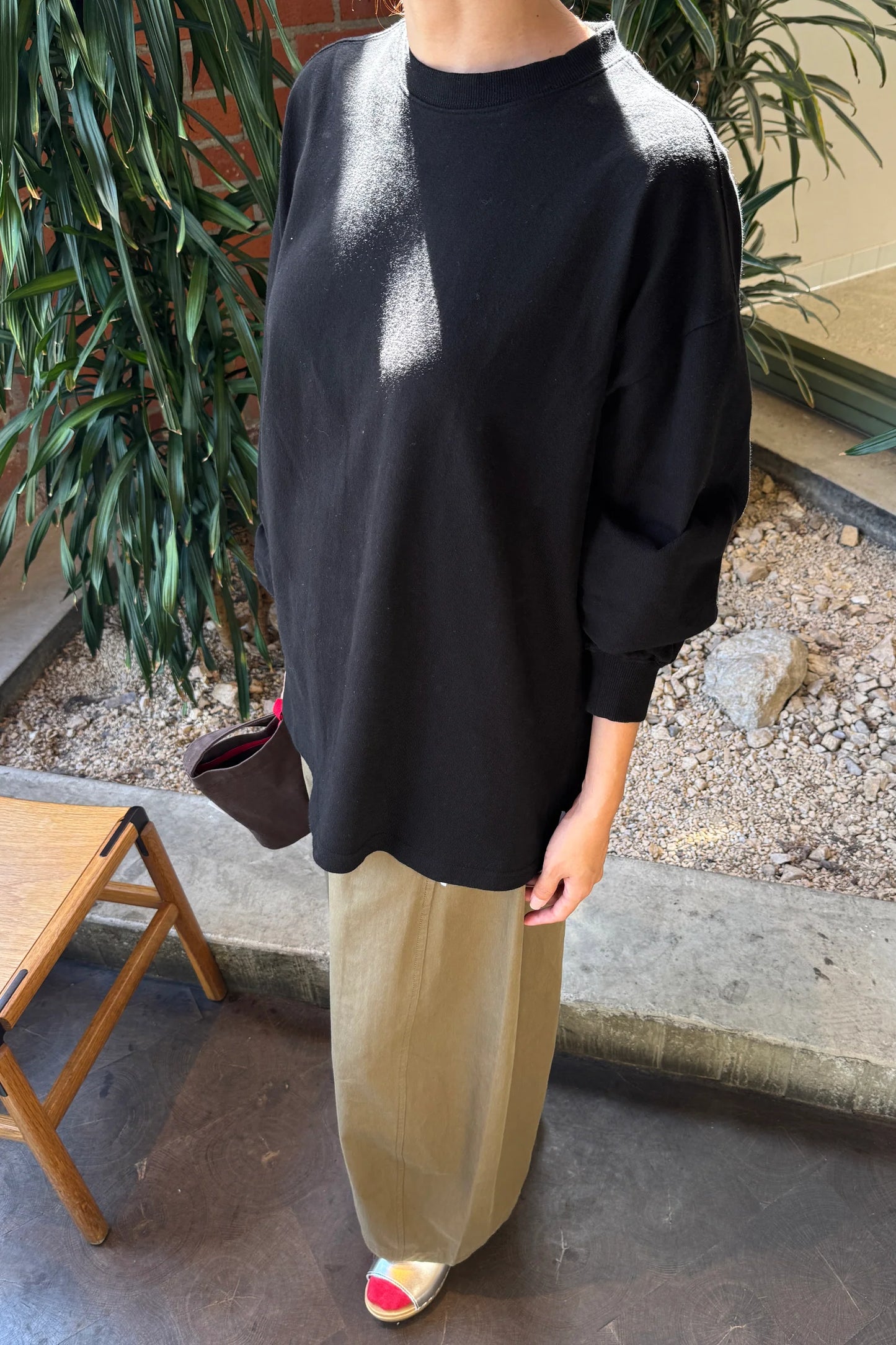 Le Bon Shoppe Black Soft Jersey Supple Tee