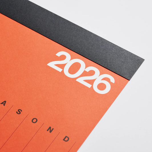 Stendig Red V Calendar 2026