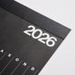 Stendig Black V Calendar 2026