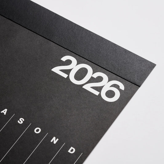 Stendig Black V Calendar 2026