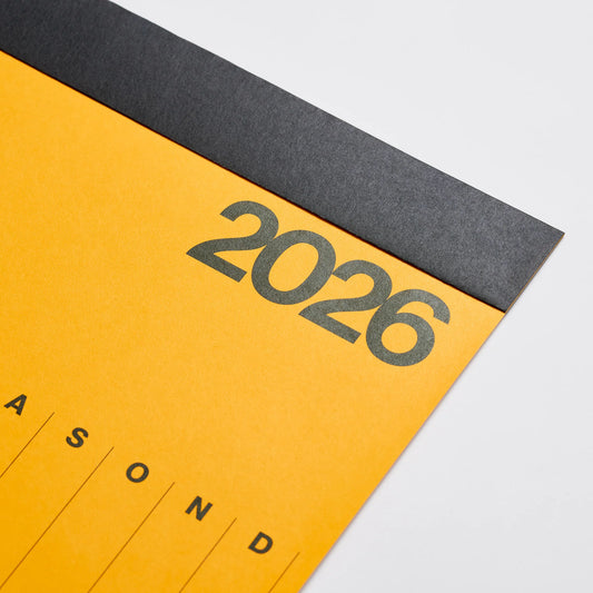 Stendig Yellow V Calendar 2026