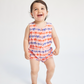 Bobo Choses Ribbon Bow all over Woven Baby Romper