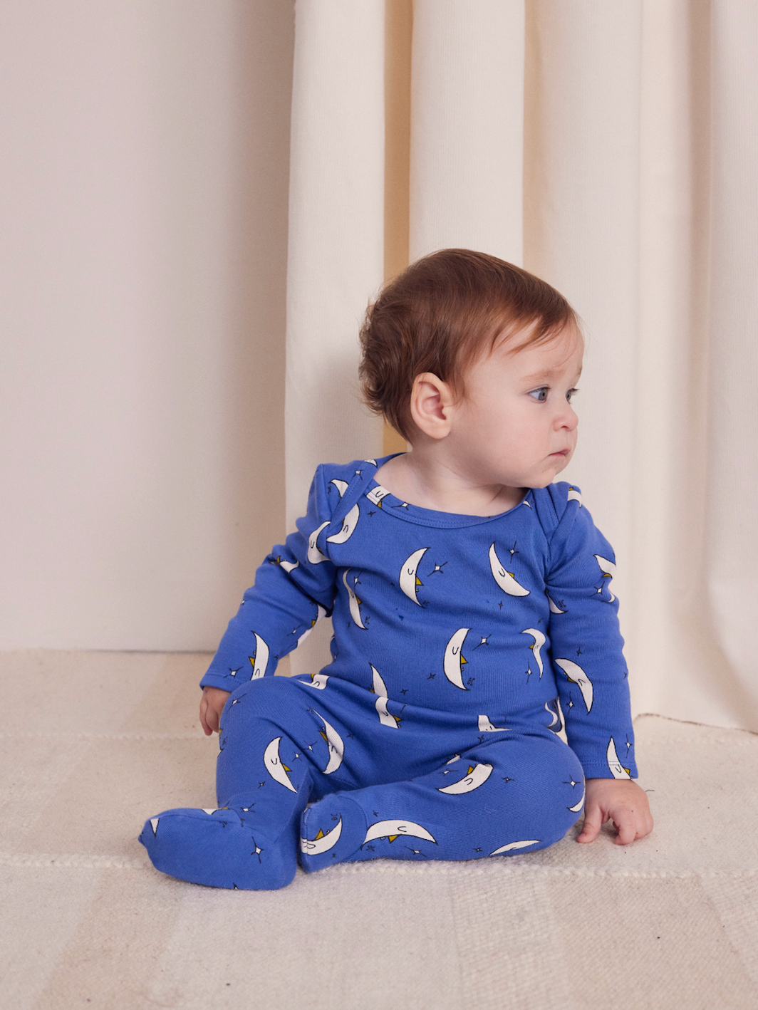 Bobo Choses Baby Beneath The Moon All Over Footed Leggings