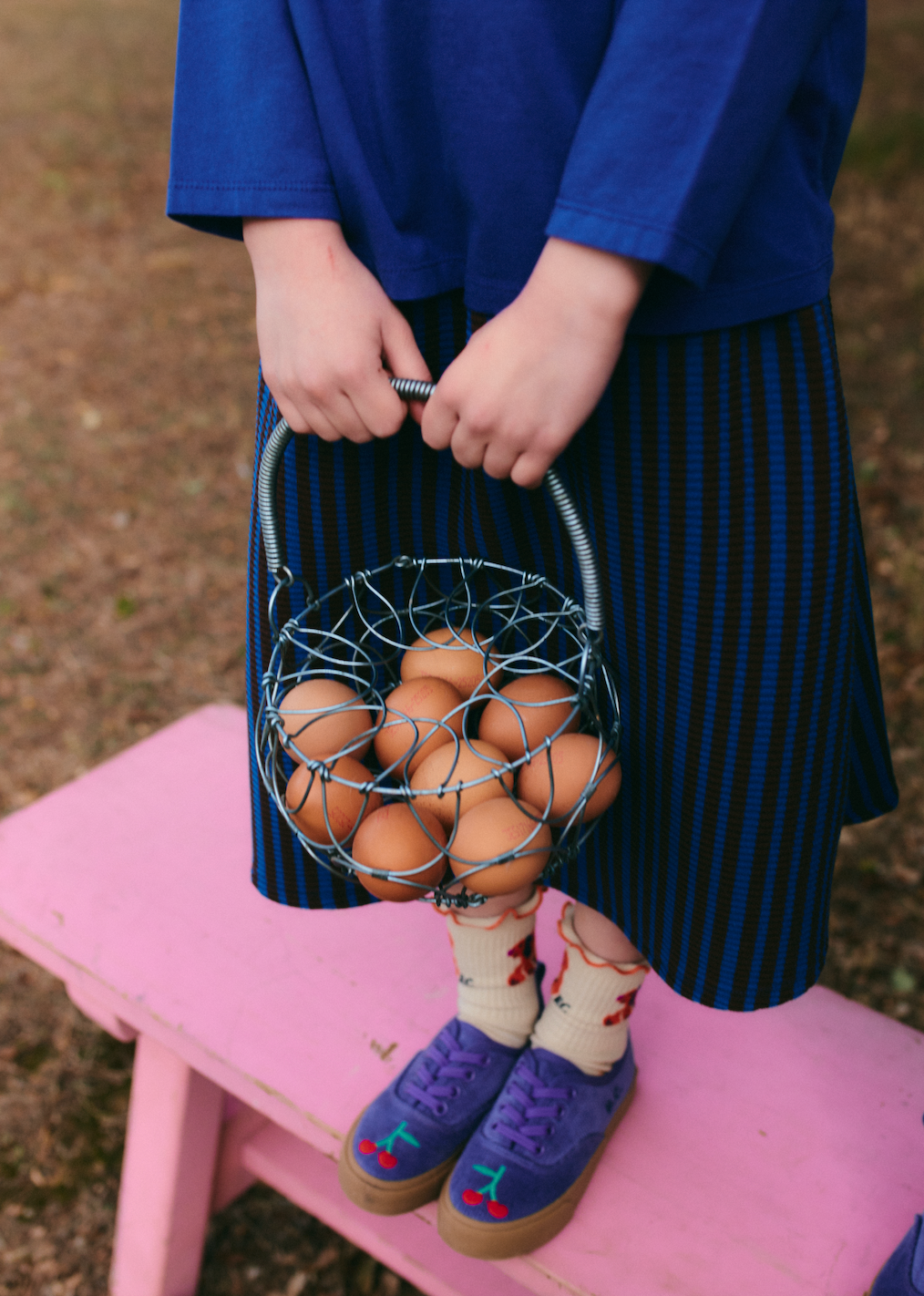 Bobo Choses Stripes Ribbed Skirt