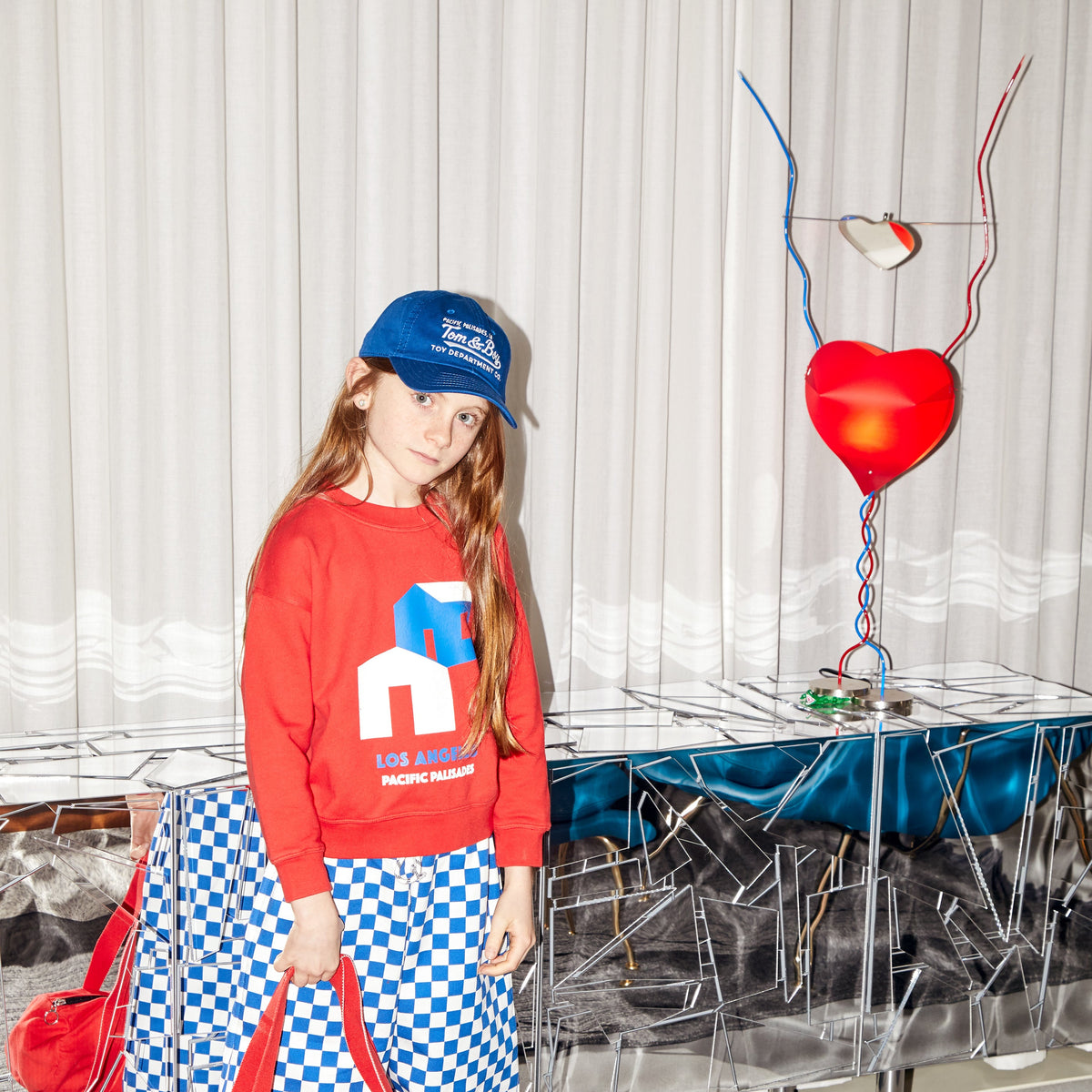 Tom & Boy Red L.A Sweatshirt