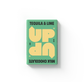 Bar of UP UP Tequila and Lime Chocolate with green and yellow packaging