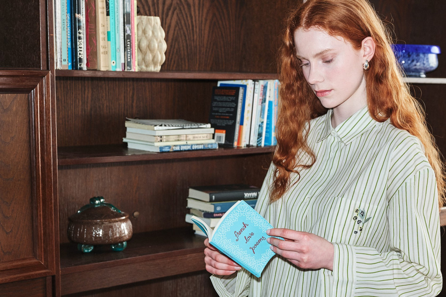 Becksöndergaard Off White/Green Suri Pyjamas Set