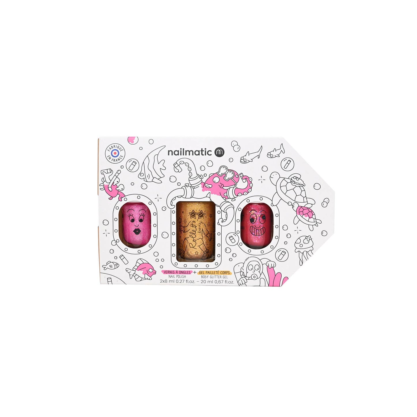 Nailmatic Exploration Set: Nail Polish & Body Glitter