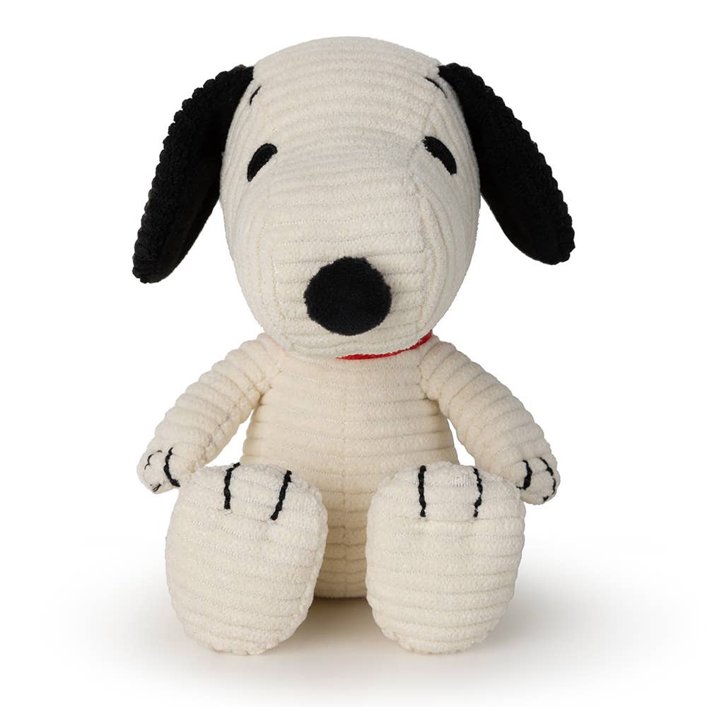 Snoopy Corduroy Cream - 12cm
