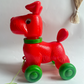 Vintage Pull-Along Red Dog