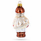Child in Vintage Costume Glass Christmas Ornament