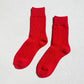 Le Bon Shoppe Red  Cashmere Pointelle Socks
