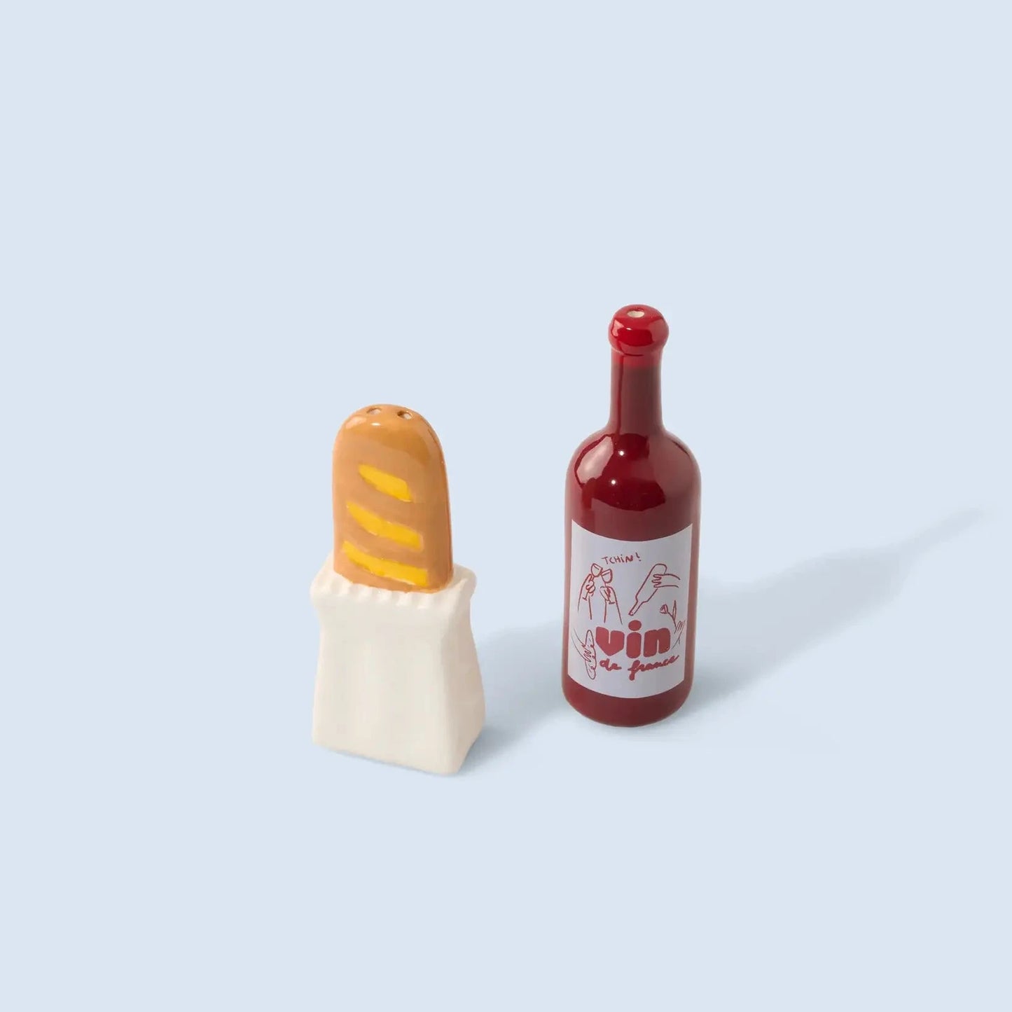 Fluid Market Baguette Salt & Pepper Shakers