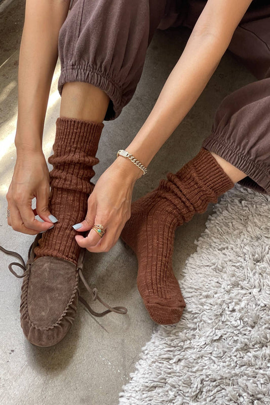 Le Bon Shoppe Bear Cottage Socks