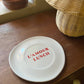 L'amour Lunch Ceramic Plate