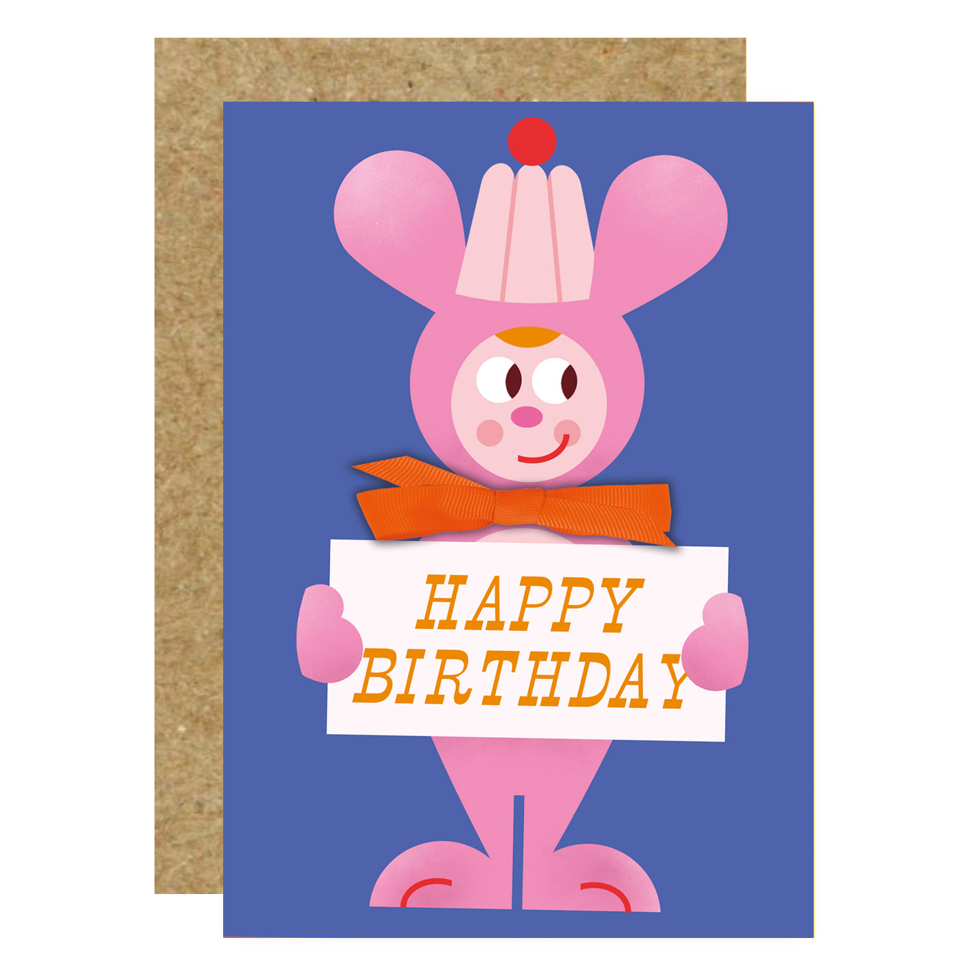 Bunny Bow Greeting Card