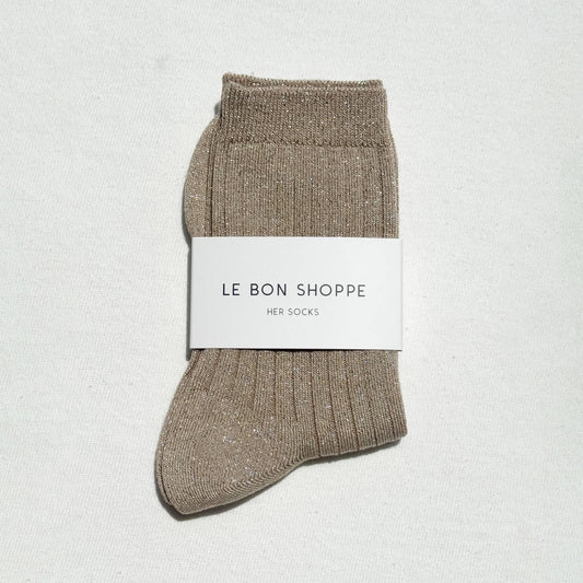 Le Bon Shoppe Ash Glitter Her Socks
