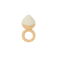 Gommu Ring Baby - Natural Rubber Teething Ring: Vanilla