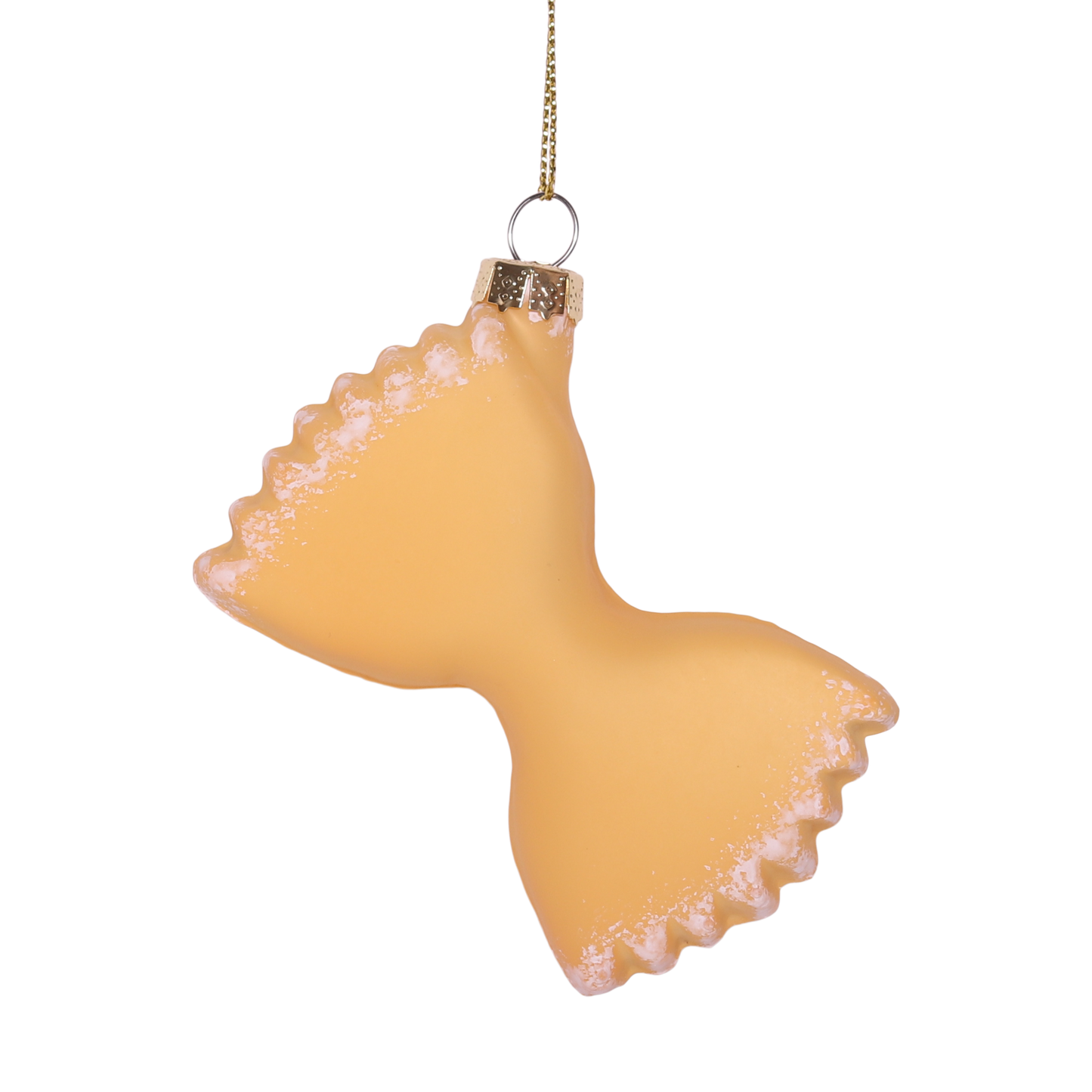 Pasta Bow Glass Decoration