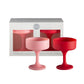 Cherry + Blush Mecc Silicone Unbreakable Cocktail Glasses