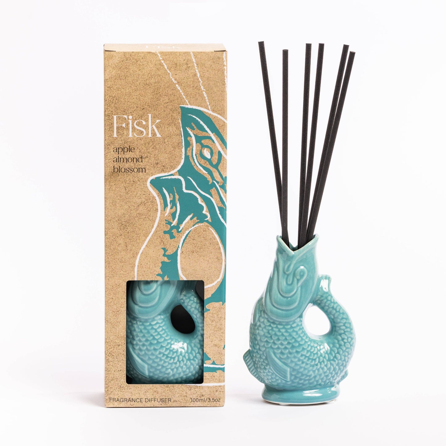 Teal Fisk Reed Diffuser