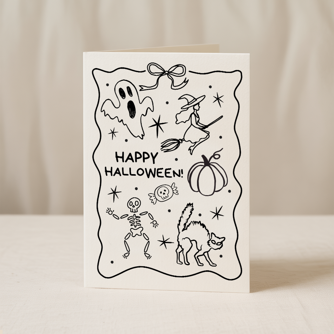 Happy Halloween Greeting Card