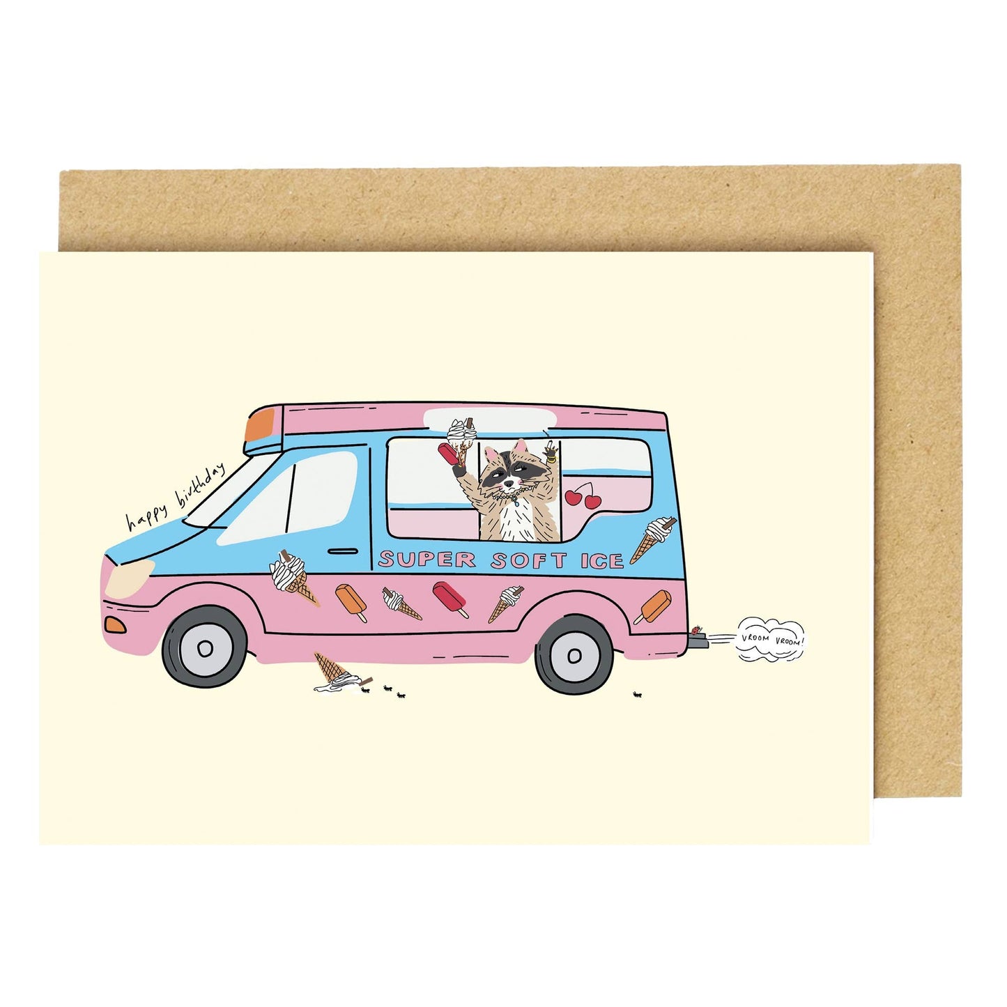 Vroom Birthday Greeting Card