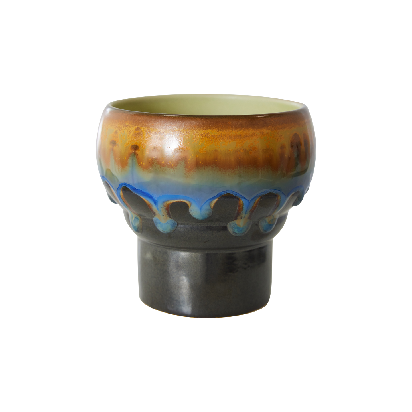 HKliving 70's Ceramics Merge Lungo Mugs (Set of 2)