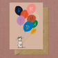 Smudge Balloons Greeting Card