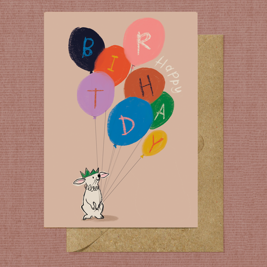 Smudge Balloons Greeting Card