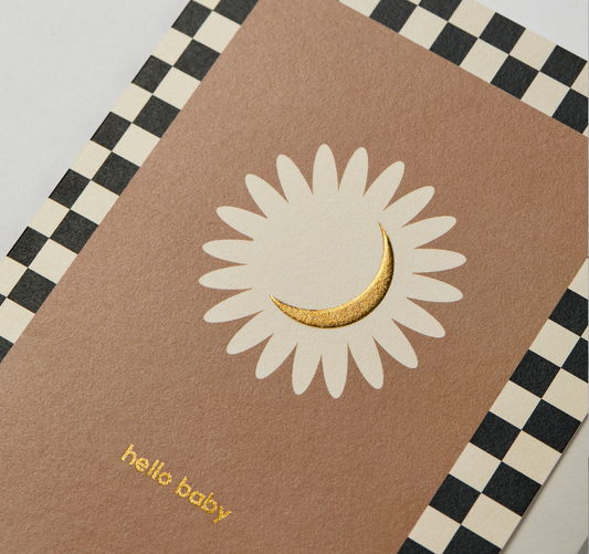 Kinshipped - 'Hello Baby' Greeting Card