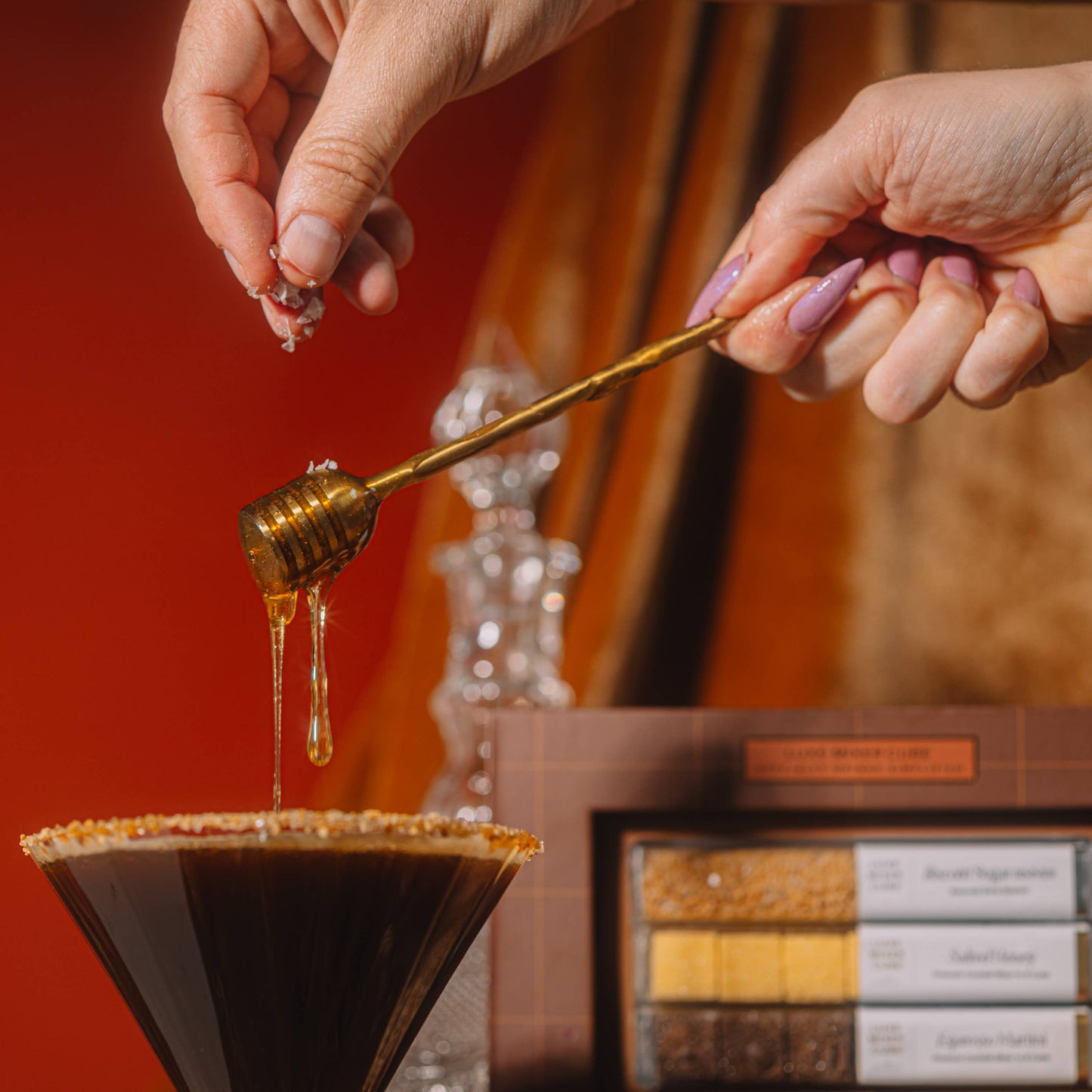 Salted Honey Espresso Martini Mixer Kit Cocktail Cubes