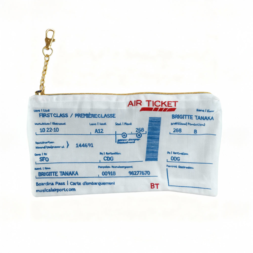 Brigitte Tanaka Air Ticket Keychain