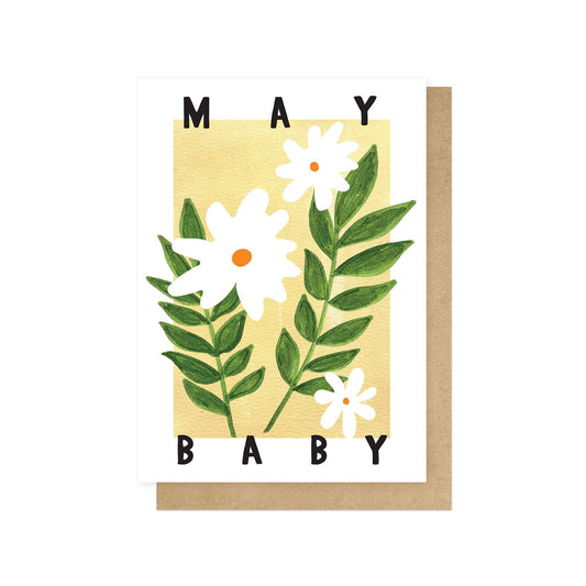 May Baby Greeting Card