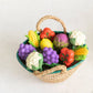 Grape Natural Rubber Baby Rattle