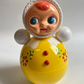 Retro Roly‑Poly Doll Yellow XL