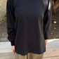 Le Bon Shoppe Black Soft Jersey Supple Tee