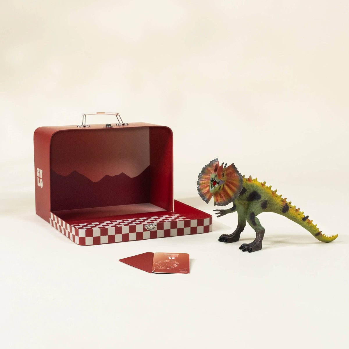 Dilophosaurus Dinosaur in a Collectable Box