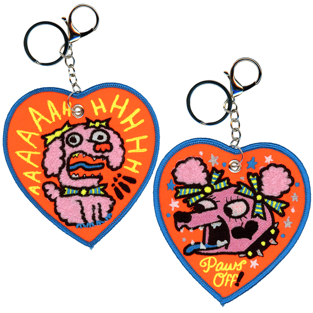 Paws Off Bag Charm
