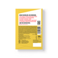 Yellow chocolate packaging with text and a QR code on a white background