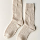 Le Bon Shoppe Oyster Modal Eyelet Socks